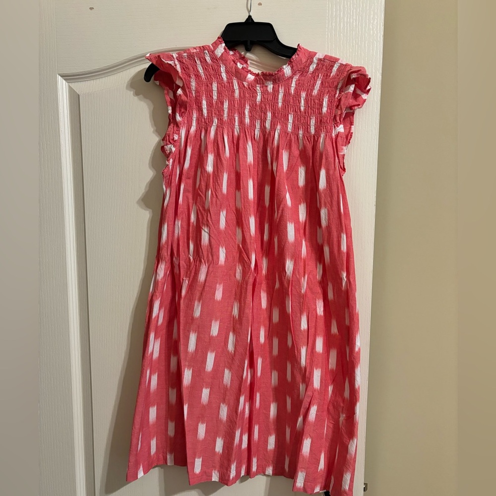 crown & ivy Pink and White Mini Dress